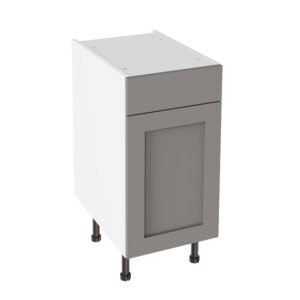 Shaker Matt Dust Grey 400 Drawerline Base Kitchen Cabinet