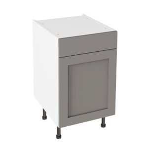 Shaker Matt Dust Grey 500 Drawerline Base Kitchen Cabinet