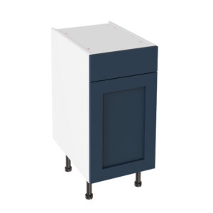 Shaker Matt Indigo Blue 400 Drawerline Base Kitchen Cabinet