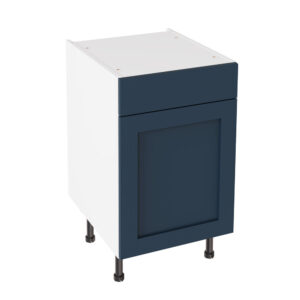 Shaker Matt Indigo Blue 500 Drawerline Base Kitchen Cabinet