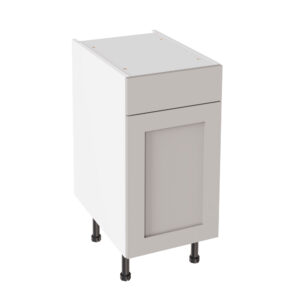 Shaker Matt Light Grey 400 Drawerline Base Kitchen Cabinet