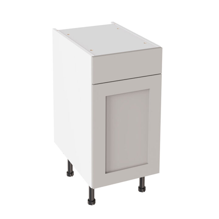 Shaker Matt Light Grey 400 Drawerline Base Kitchen Cabinet
