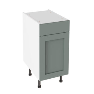 Shaker Matt Sage Green 400 Drawerline Base Kitchen Cabinet