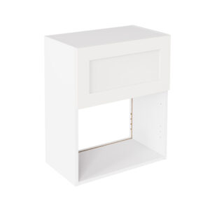 Shaker Matt White 600 Microwave Wall Kitchen Cabinet