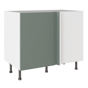 Slab Matt Agave Green 1000 Blind Corner Base Kitchen Cabinet