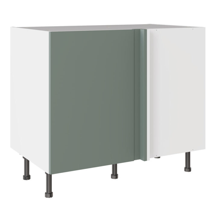 Slab Matt Agave Green 1000 Blind Corner Base Kitchen Cabinet