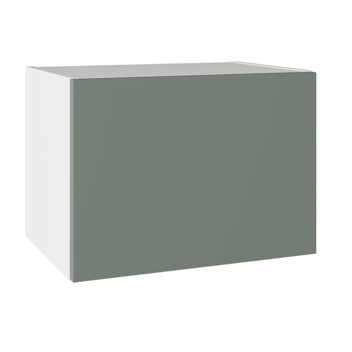 Slab Matt Agave Green 500 Bridging Wall Kitchen Cabinet