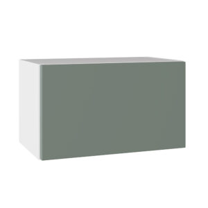Slab Matt Agave Green 500 Short Bridging Wall Kitchen Cabinet