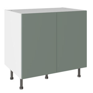 Slab Matt Agave Green 900 Base Kitchen Cabinet