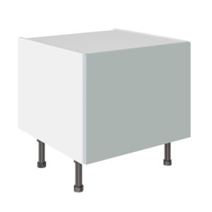 Slab Matt Aquamarine 600 Belfast Sink Base Kitchen Cabinet