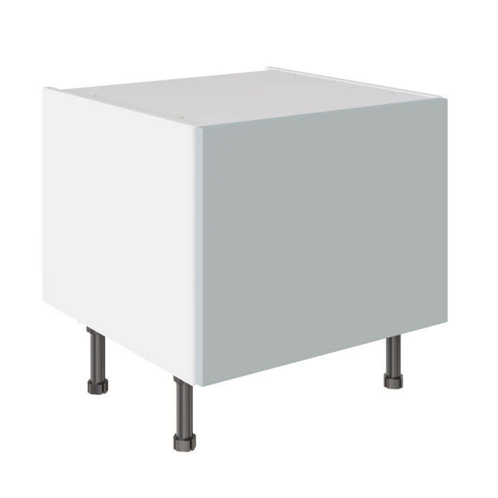 Slab Matt Aquamarine 600 Belfast Sink Base Kitchen Cabinet