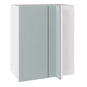 Slab Matt Aquamarine 600 LH Blind Corner Wall Kitchen Cabinet