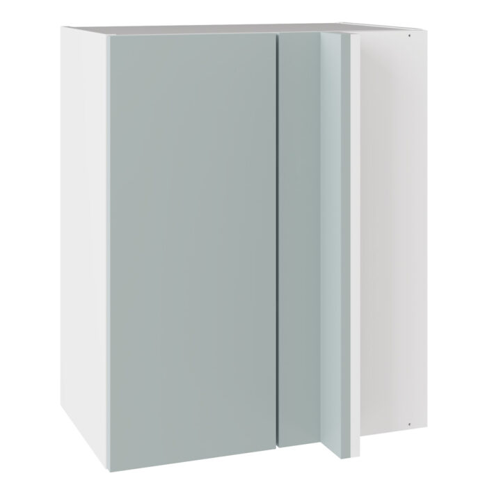 Slab Matt Aquamarine 600 LH Blind Corner Wall Kitchen Cabinet
