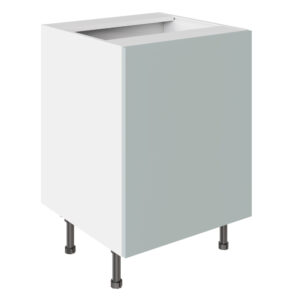 Slab Matt Aquamarine 600 Sink or Hob Base Kitchen Cabinet