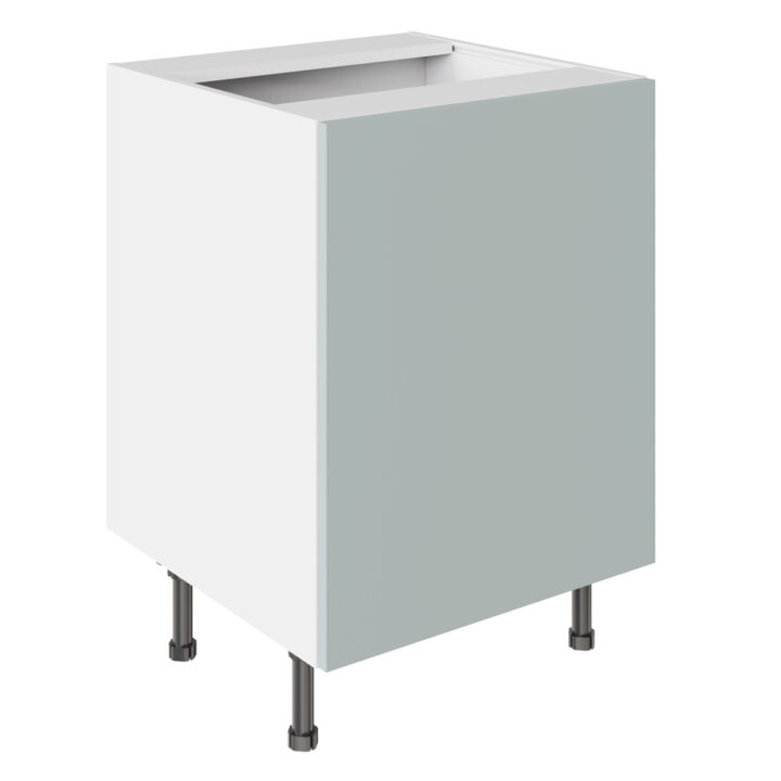 Slab Matt Aquamarine 600 Sink or Hob Base Kitchen Cabinet