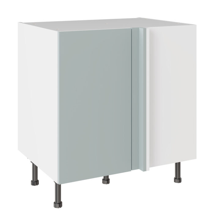 Slab Matt Aquamarine 800 Blind Corner Base Kitchen Cabinet