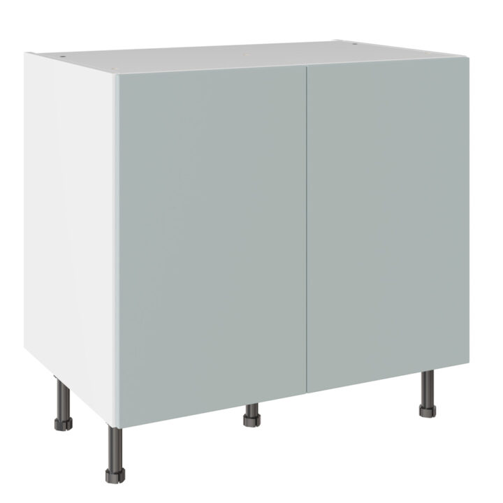 Slab Matt Aquamarine 900 Base Kitchen Cabinet