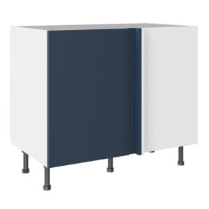 Slab Matt Blue 1000 Blind Corner Base Kitchen Cabinet