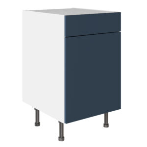 Slab Matt Blue 500 Drawerline Base Kitchen Cabinet