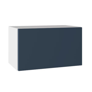 Slab Matt Blue 500 Short Bridging Wall Kitchen Cabinet