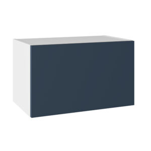 Slab Matt Blue 600 Bridging Wall Kitchen Cabinet