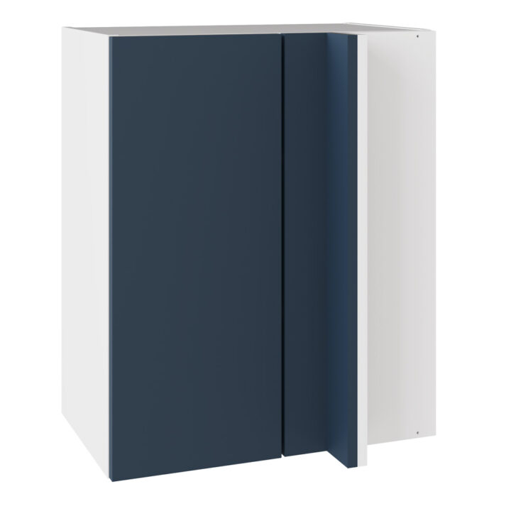 Slab Matt Blue 600 LH Blind Corner Wall Kitchen Cabinet