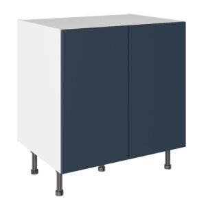 Slab Matt Blue 800 Base Kitchen Cabinet
