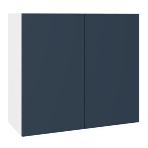 Slab Matt Blue 800 Wall Kitchen Cabinet