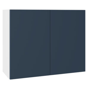 Slab Matt Blue 900 Wall Kitchen Cabinet