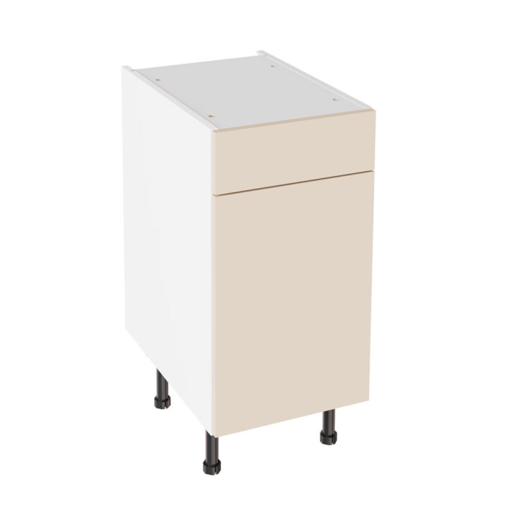 Slab Matt Cashmere 400 Drawerline Base Kitchen Cabinet