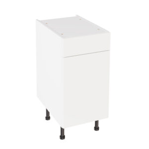 Slab Matt White 400 Drawerline Base Kitchen Cabinet