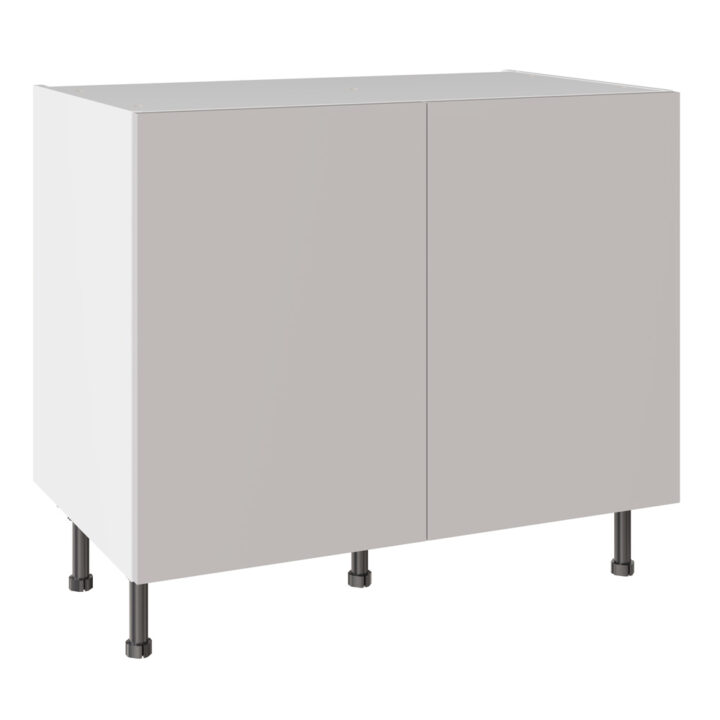 Slab Standard Light Grey 1000 Base Kitchen Cabinet