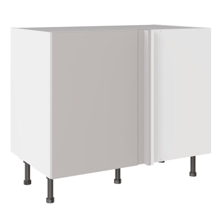 Slab Standard Light Grey 1000 Blind Corner Base Kitchen Cabinet