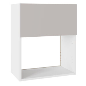 Slab Standard Light Grey 600 Microwave Wall Kitchen Cabinet
