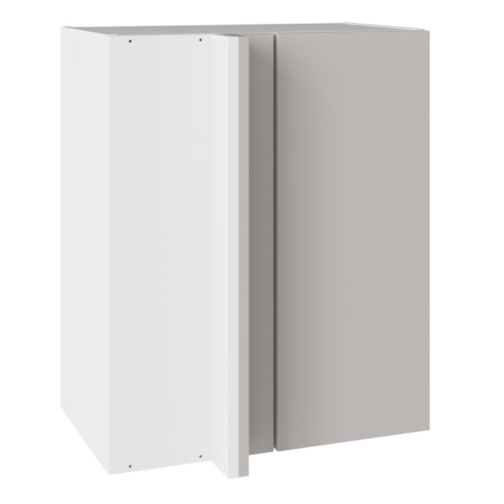 Slab Standard Light Grey 600 RH Blind Corner Wall Kitchen Cabinet