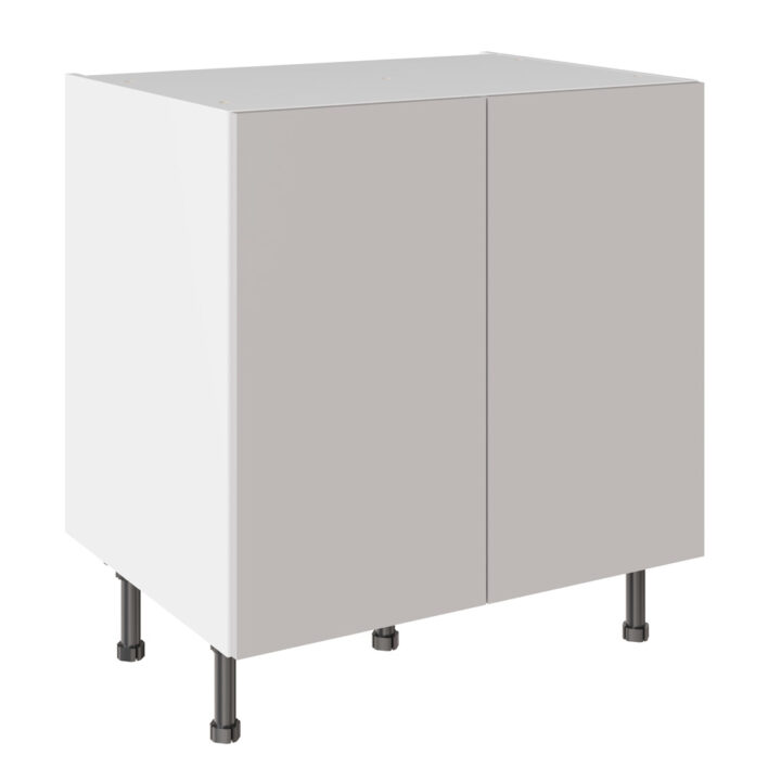 Slab Standard Light Grey 800 Base Kitchen Cabinet