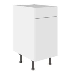 Slab Standard Snow White 400 Drawerline Base Kitchen Cabinet