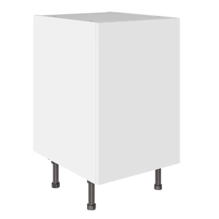 Slab Standard Snow White 500 Base Kitchen Cabinet