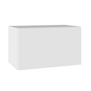 Slab Standard Snow White 500 Short Bridging Wall Kitchen Cabinet