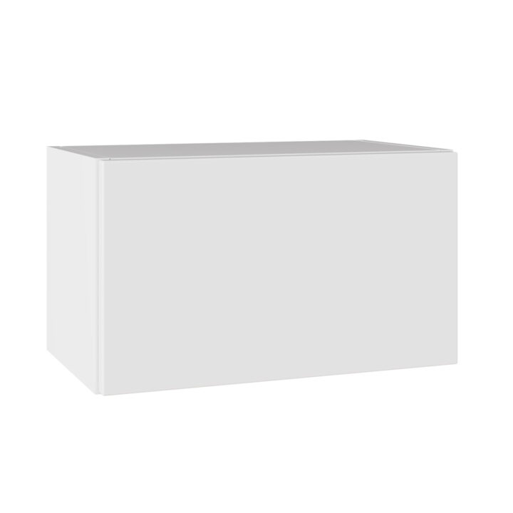 Slab Standard Snow White 500 Short Bridging Wall Kitchen Cabinet