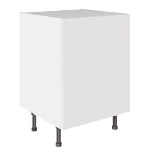 Slab Standard Snow White 600 Base Kitchen Cabinet