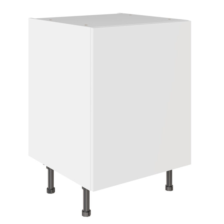 Slab Standard Snow White 600 Base Kitchen Cabinet