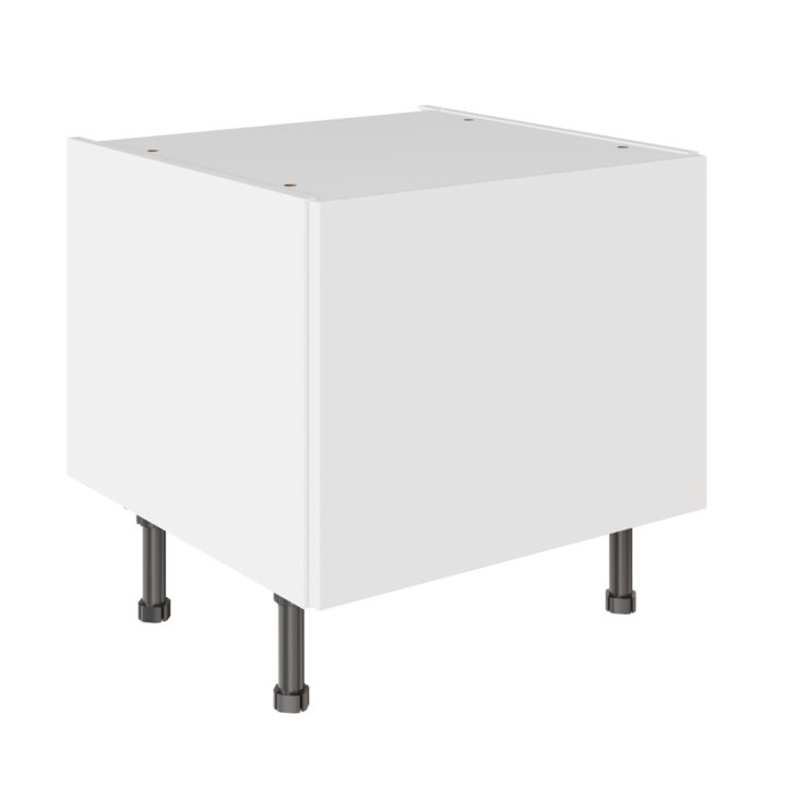 Slab Standard Snow White 600 Belfast Sink Base Kitchen Cabinet