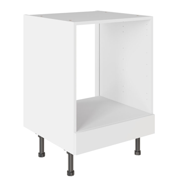 Slab Standard Snow White 600 Oven Base Kitchen Cabinet