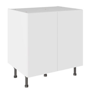 Slab Standard Snow White 800 Base Kitchen Cabinet