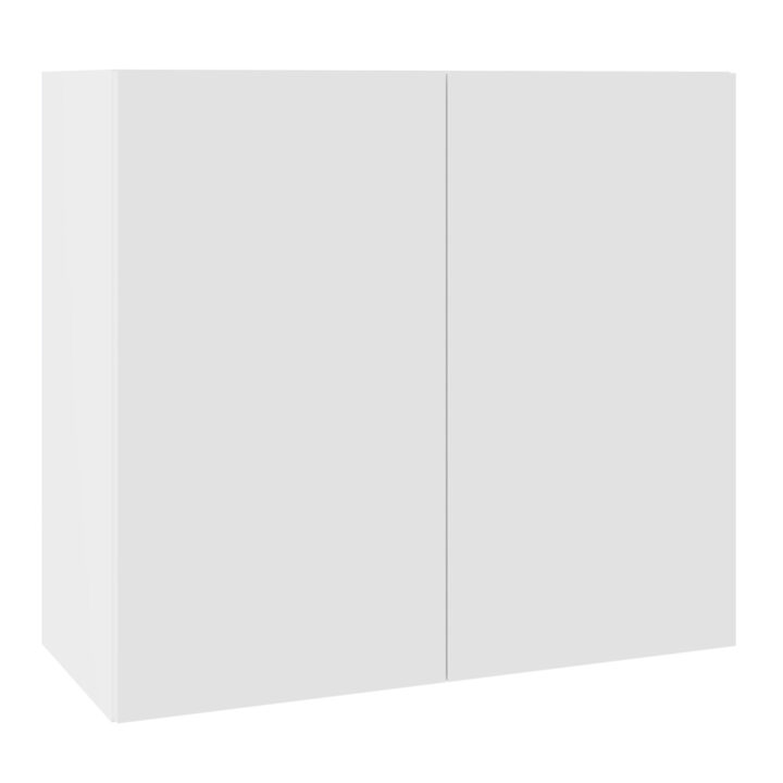 Slab Standard Snow White 800 Wall Kitchen Cabinet