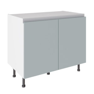 True Handleless Matt Aquamarine 1000 Base Kitchen Cabinet