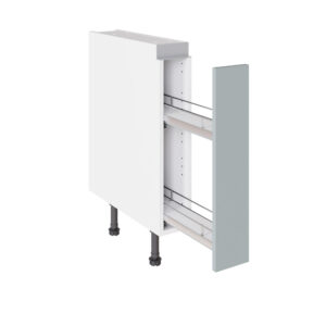 True Handleless Matt Aquamarine 150 Base Kitchen Cabinet Pullout