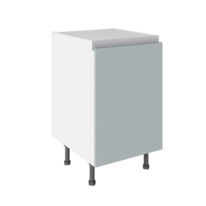 True Handleless Matt Aquamarine 500 Base Kitchen Cabinet