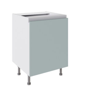 True Handleless Matt Aquamarine 600 Sink or Hob Base Kitchen Cabinet